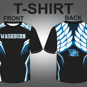 WRHS T shirt front and back manufacturing artwork