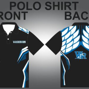 WRHS polo front and back manufacturing artwork
