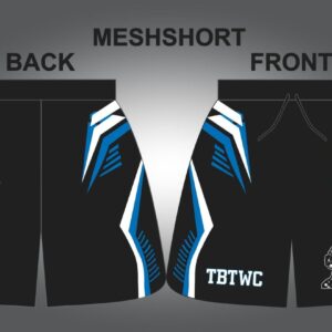 TBTWC mesh shorts front and back manufacturing artwork