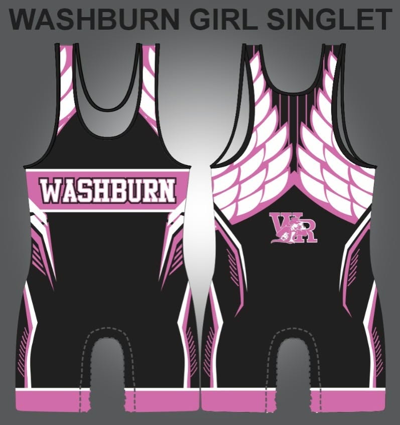 WRHS pink singlet front and back manufacturing artwork