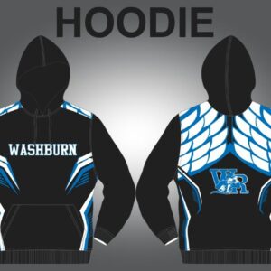 WRHS hoodie front and back manufacturing artwork